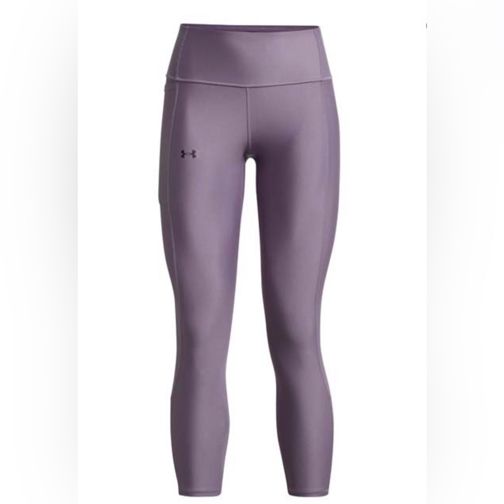 New w/ Tags! Under Armour: Club Purple Switch HeatGear 26" Ankle Leggings